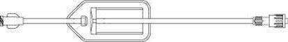 Picture of Extension Set 10 Inch Tubing 4.3 mL Priming Volume DEHP-Free473994