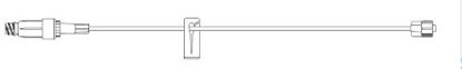 Picture of Extension Set Safeday™ 14 Inch Tubing 1 Port 0.71 mL Priming Volume352902