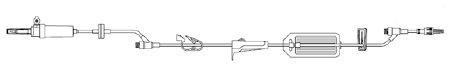 Picture of Primary Administration Set Z-800 20 Drops / mL Drip Rate 105 Inch Tubing 2 PortsB2-70072-F