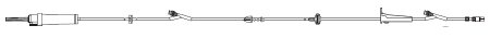 Picture of Primary Administration Set 20 Drops / mL Drip Rate 117 Inch Tubing 2 Ports2420-0007