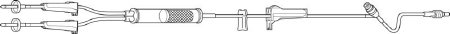 Picture of Primary Administration Set 10 Drops / mL Drip Rate 112 Inch Tubing 1 Port2C8750