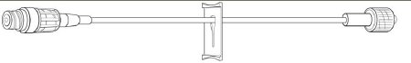 Picture of Extension Set 8 Inch Tubing 1 Port 0.6 mL Priming Volume DEHP-Free2N8374
