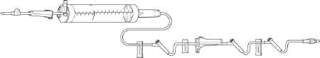 Picture of Solution Set Buretrol 60 Drops / mL Drip Rate 116 Inch Tubing 4 Ports2C7562