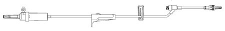 Picture of Primary Administration Set Z-800 20 Drops / mL Drip Rate 105 Inch Tubing 1 PortA2-80071-D