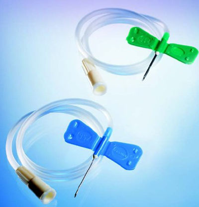 Picture of Huber Infusion Set Nipro™ 23 Gauge 3/4 Inch 12 Inch Tubing Without PortPR+23G19