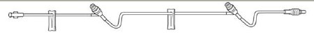 Picture of Extension Set 43 Inch Tubing 2 Ports 6.3 mL Priming Volume DEHP2C8612