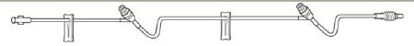 Picture of Extension Set 43 Inch Tubing 2 Ports 6.3 mL Priming Volume DEHP2C8612