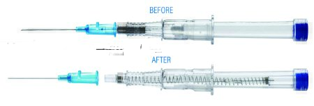 Picture of Peripheral IV Catheter VanishPoint® 24 Gauge 0.75 Inch Retracting Safety Needle31221