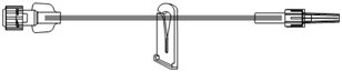 Picture of Extension Set 30 Inch Tubing Without Port 0.90 mL Priming Volume DEHP-FreeB1103