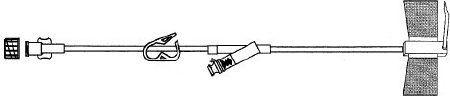Picture of Huber Infusion Set 20 Gauge 1 Inch 10 Inch Tubing SmartSite PortMSY2010