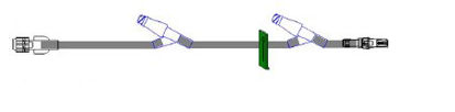 Picture of Extension Set 36 Inch Tubing 2 Ports DEHP-FreeB9059