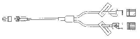 Picture of Extension Set McKesson 9 Inch Tubing Without Ports 9 mL Priming Volume DEHP-FreeMS409