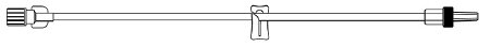 Picture of Extension Set McKesson 36 Inch Tubing Without Ports 0.8 mL Priming Volume DEHP-FreeMS402