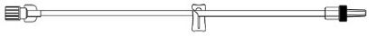 Picture of Extension Set McKesson 36 Inch Tubing Without Ports 0.8 mL Priming Volume DEHP-FreeMS402