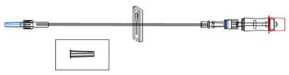 Picture of Extension Set McKesson 62 Inch Tubing 1 PortMS960SP