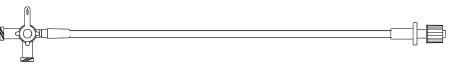 Picture of Extension Set 22 Inch Tubing 2 Ports 1.8 mL Priming Volume DEHP456025