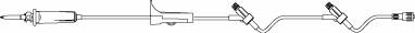 Picture of Primary Administration Set BBraun 15 Drops / mL Drip Rate 84 Inch Tubing 2 PortsUS1150