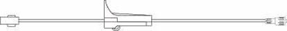 Picture of Extension Set 30 Inch Tubing Without Port 4.5 mL Priming Volume DEHP-FreeV5484