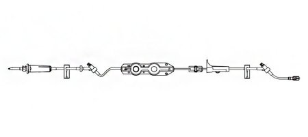 Picture of Primary Administration Set 15 Drops / mL Drip Rate 129 Inch Tubing 2 Ports354212