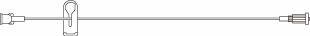 Picture of Extension Set 17 Inch Tubing Without Port 0.4 mL Priming Volume DEHPV5424