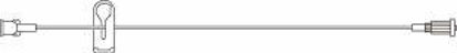 Picture of Extension Set 17 Inch Tubing Without Port 0.4 mL Priming Volume DEHPV5424