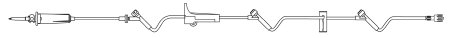 Picture of Primary Administration Set ADDitIV® 15 Drops / mL Drip Rate 115 Inch Tubing 3 PortsNF1251