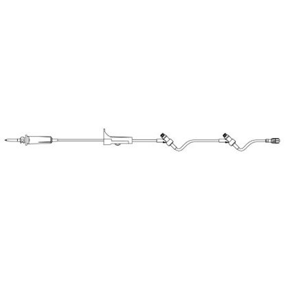 Picture of Primary Administration Set SafeDAY™ 15 Drops / mL Drip Rate 2 Ports352645