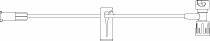 Picture of Extension Set SafeLine* 6 Inch Tubing 1 Port 0.45 mL Priming Volume DEHP-FreeNF1330