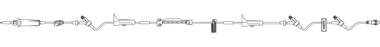 Picture of Pump Set Infusomat® Space Pump 15 Drops / mL Drip Rate 120 Inch Tubing 3 Ports362431