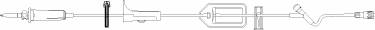 Picture of Primary Administration Set FilterFlow® 15 Drops / mL Drip Rate 106 Inch Tubing 1 Port352401