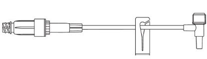 Picture of Extension Set UltraSite® 5 Inch Tubing 1 Port 0.68 mL Priming Volume DEHP-Free473440