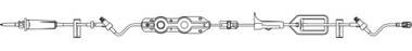 Picture of Pump Set Outlook® 15 Drops / mL Drip Rate 119 Inch Tubing 2 Ports354214