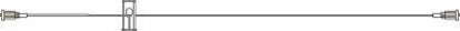 Picture of Extension Set 63 Inch Tubing Without Port 1.3 mL Priming VolumeV5456