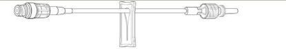 Picture of Extension Set 6 Inch Tubing 1 Port 1 mL Priming Volume DEHP-Free2N8378