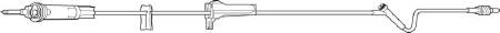 Picture of Primary Administration Set Duo-Vent 10 Drops / mL Drip Rate 92 Inch Tubing 1 Port2C6419