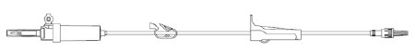 Picture of Primary Administration Set Z-800 20 Drops / mL Drip Rate 105 Inch Tubing 2 PortsB2-70072