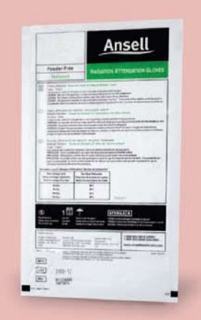 Picture of Radiation Reducing Glove ENCORE® Size 9 Sterile Pair Latex Extended Cuff Length Fully Textured Light Brown Not Chemo Approved20873090