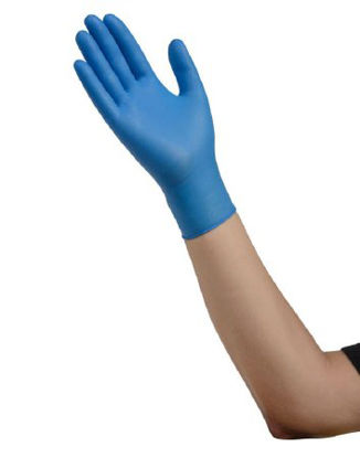 Picture of Exam Glove ESTEEM™ Tru-Blu™ Stretchy Nitrile Small NonSterile Nitrile Standard Cuff Length Micro-Textured Blue Chemo Tested8896NB
