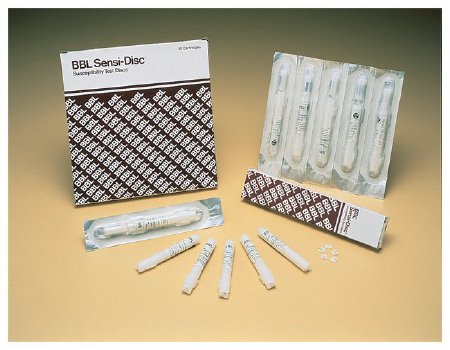 Picture of Antimicrobial Susceptibility Test Disc BD™ BBL™ Sensi-Disc™ Polymyxin 300 UnitsB31324