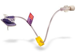 Picture of Huber Infusion Set PowerLoc® EZ 20 Gauge 1 Inch 7 Inch Tubing Without PortSHW20-100