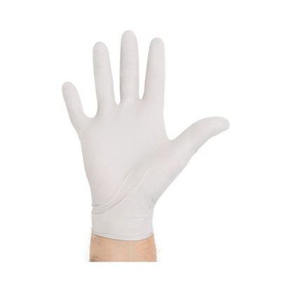 Picture of Exam Glove STERLING® Large Sterile Pair Nitrile Standard Cuff Length Textured Fingertips Gray Not Chemo Approved53132