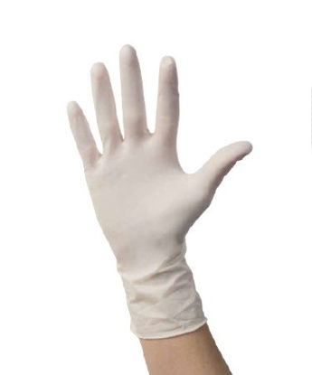 Picture of Exam Glove Positive Touch® X-Large NonSterile Latex Standard Cuff Length Fully Textured Ivory Not Chemo Approved8844XL
