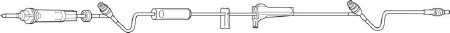 Picture of Solution Set Continu-Flo® 10 Drops / mL Drip Rate 105 Inch Tubing 2 Ports2C8571