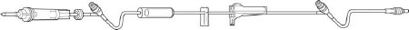 Picture of Solution Set Continu-Flo® 10 Drops / mL Drip Rate 105 Inch Tubing 2 Ports2C8571
