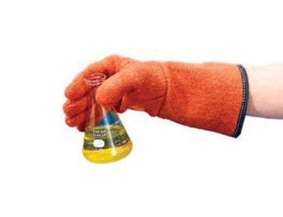 Picture of Autoclave Glove Scienceware® Clavies® One Size Fits Most Terry Cloth Orange 13 Inch Gauntlet Cuff NonSterile11394299