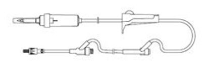 Picture of Primary Administration Set AMSafe® 60 Drops / mL Drip Rate 83 Inch Tubing 2 Ports608306
