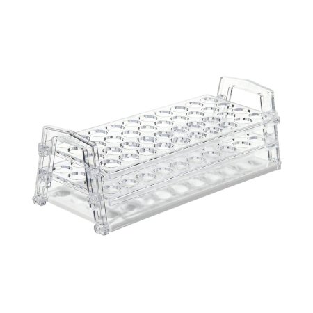 Picture of Storage Test Tube Rack Nalgene™ 40 Place 16 to 20 mm Tube Size Clear 4-1/2 X 11 Inch5929-0020