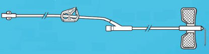 Picture of Huber Infusion Set Kawasumi 20 Gauge 1 Inch 11 Inch Tubing Y-Site PortPI01Y01