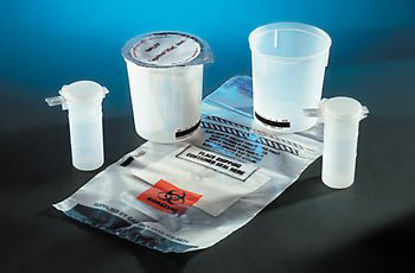 Picture of Urine Specimen Collection Kit 2 X 45 mL Polypropylene Tamper Evident Collection Vial14377800