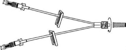 Picture of Extension Set 4 Inch Tubing 0.38 mL Priming Volume DEHP-FreeSS-885-2